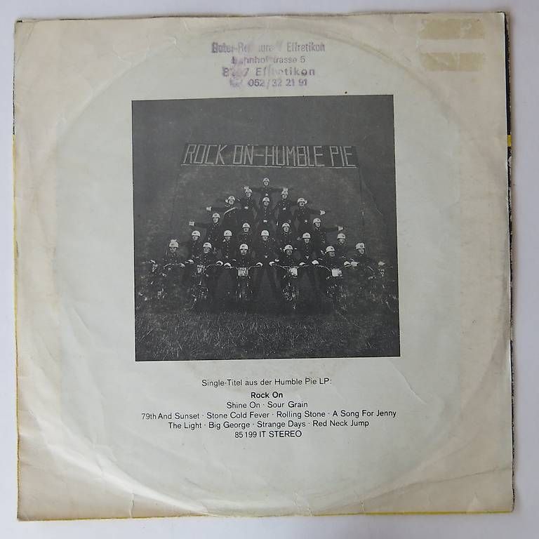 Vinyles: Vinyl-Single 7" Humble Pie – D'occasion à Bözen par Keramik22 1