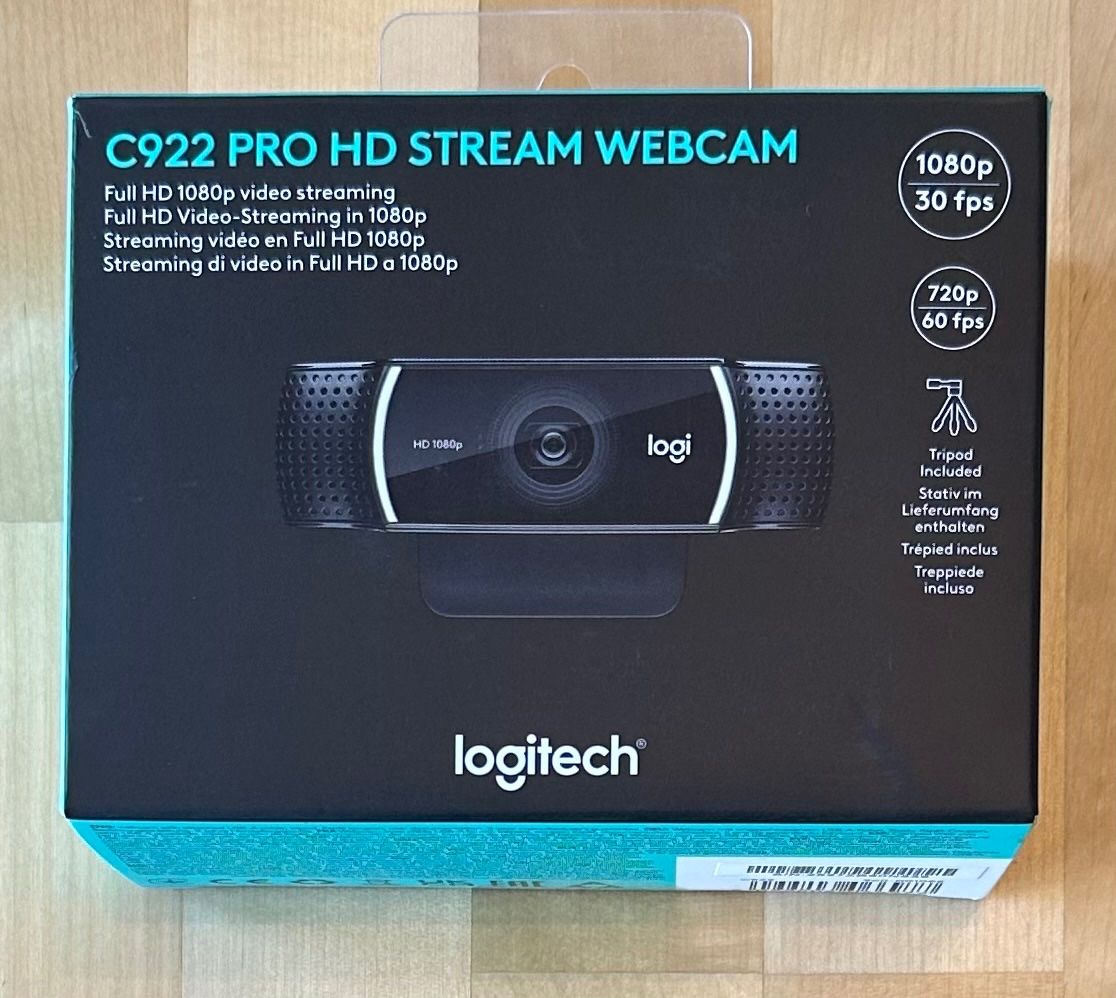 Logitech Webcams: Logitech C922 PRO Webcam mit Stativ – D'occasion à Watt par BOberland71