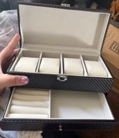 Schmuckkästchen für Schmuck und 4 Uhren - Boîte à bijoux