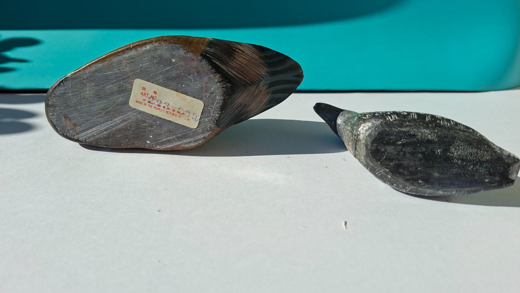Statuette: 2 Stein Enten Figuren – Usato da Opfikon venduto da Diversamente 6