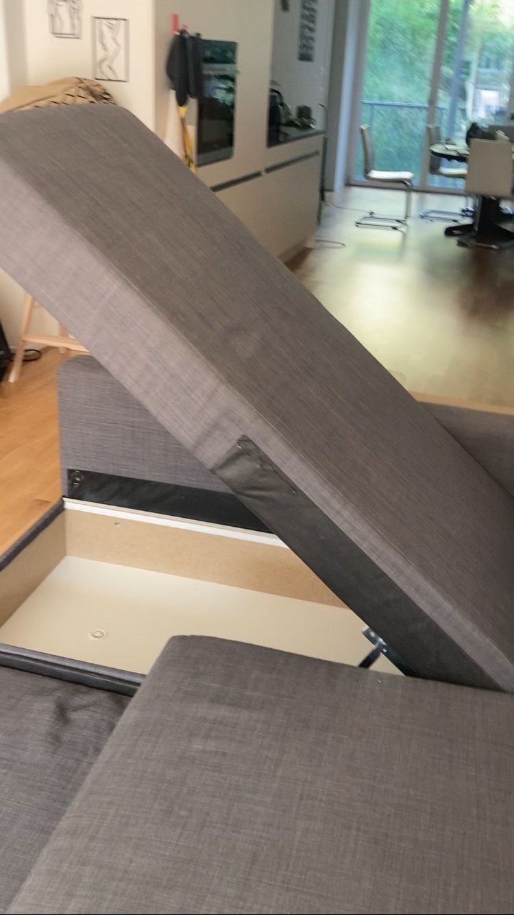 Ikea Divani: Ikea Classic sofa bed in gray – Usato da Zürich venduto da ele_8zjr 5