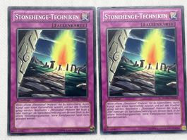 Yu-Gi-Oh! 2x Stonehenge-Techniken REDU-DE069, Top Zustand!