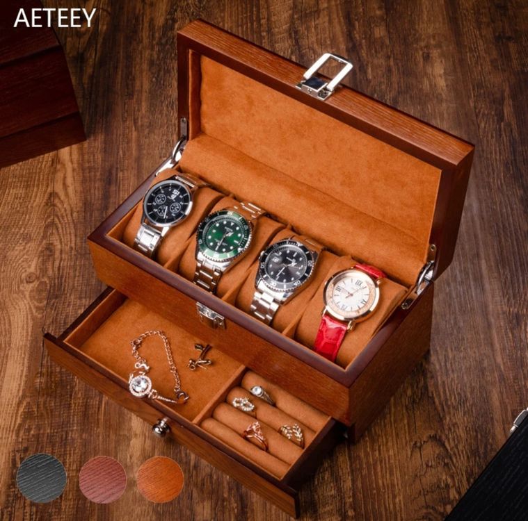 Boîte À Montres Portable 2 8 12 20 Emplacements Pour Montre