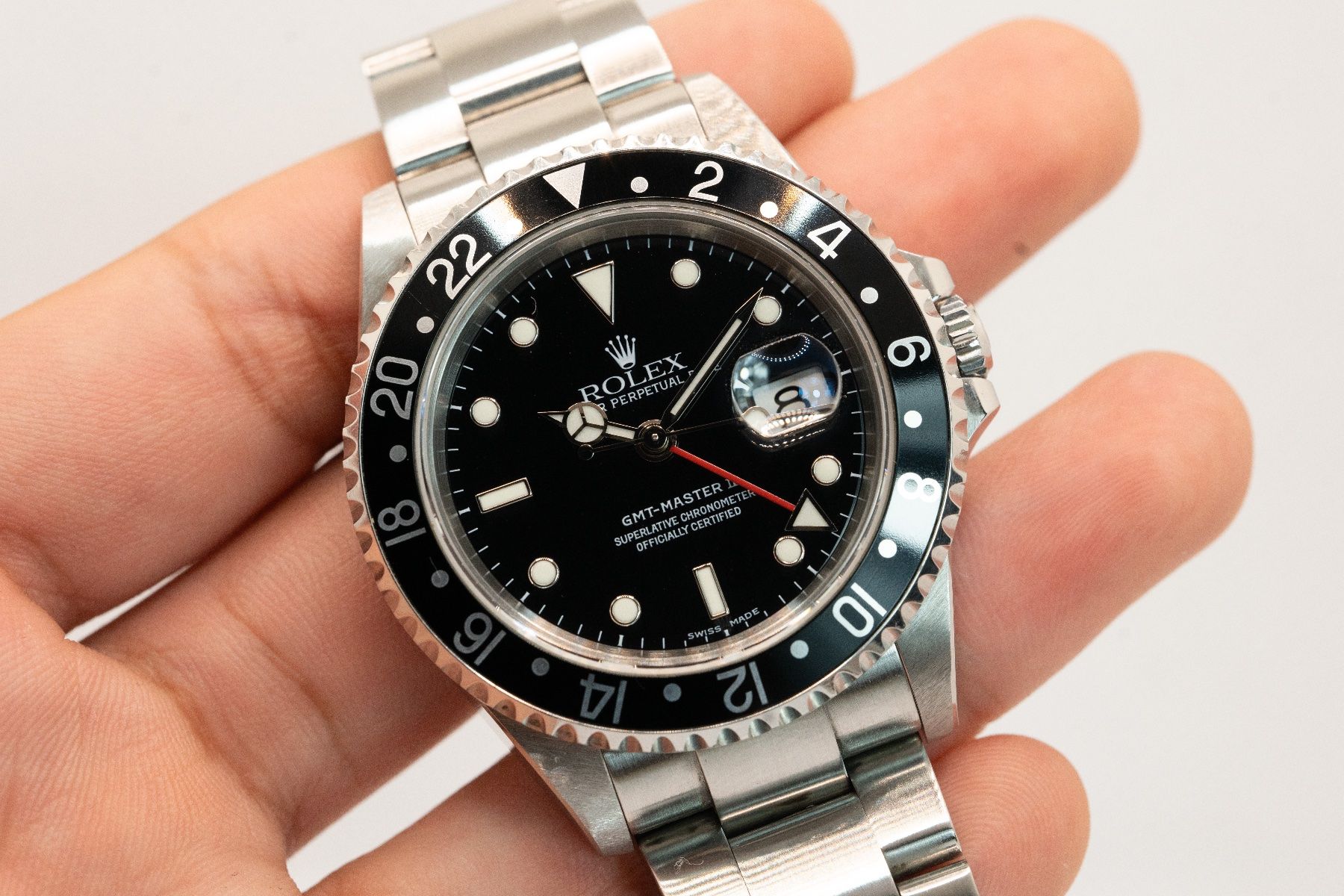 Rolex Orologi: Rolex GMT Master II - Ref. 16710 Black - Top Condition ! – Usato da Genève venduto da LionKing-