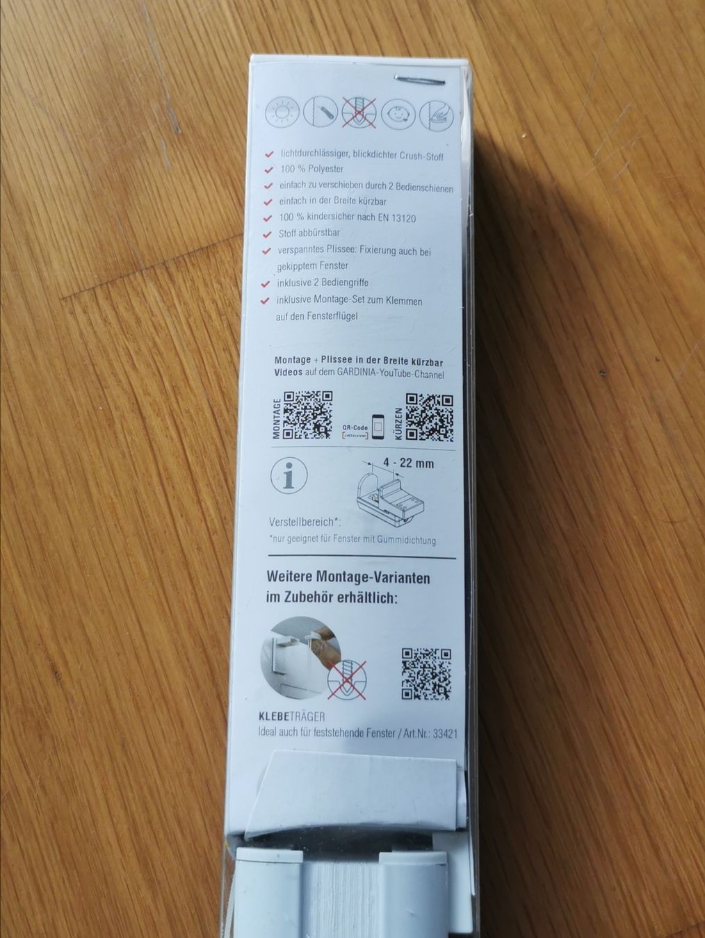 Tende: Gardinia Easyfix Plissee 40 x 130 cm Rollo – Nuovo (secondo la descrizione) da Glattbrugg venduto da elizabethdesi 2