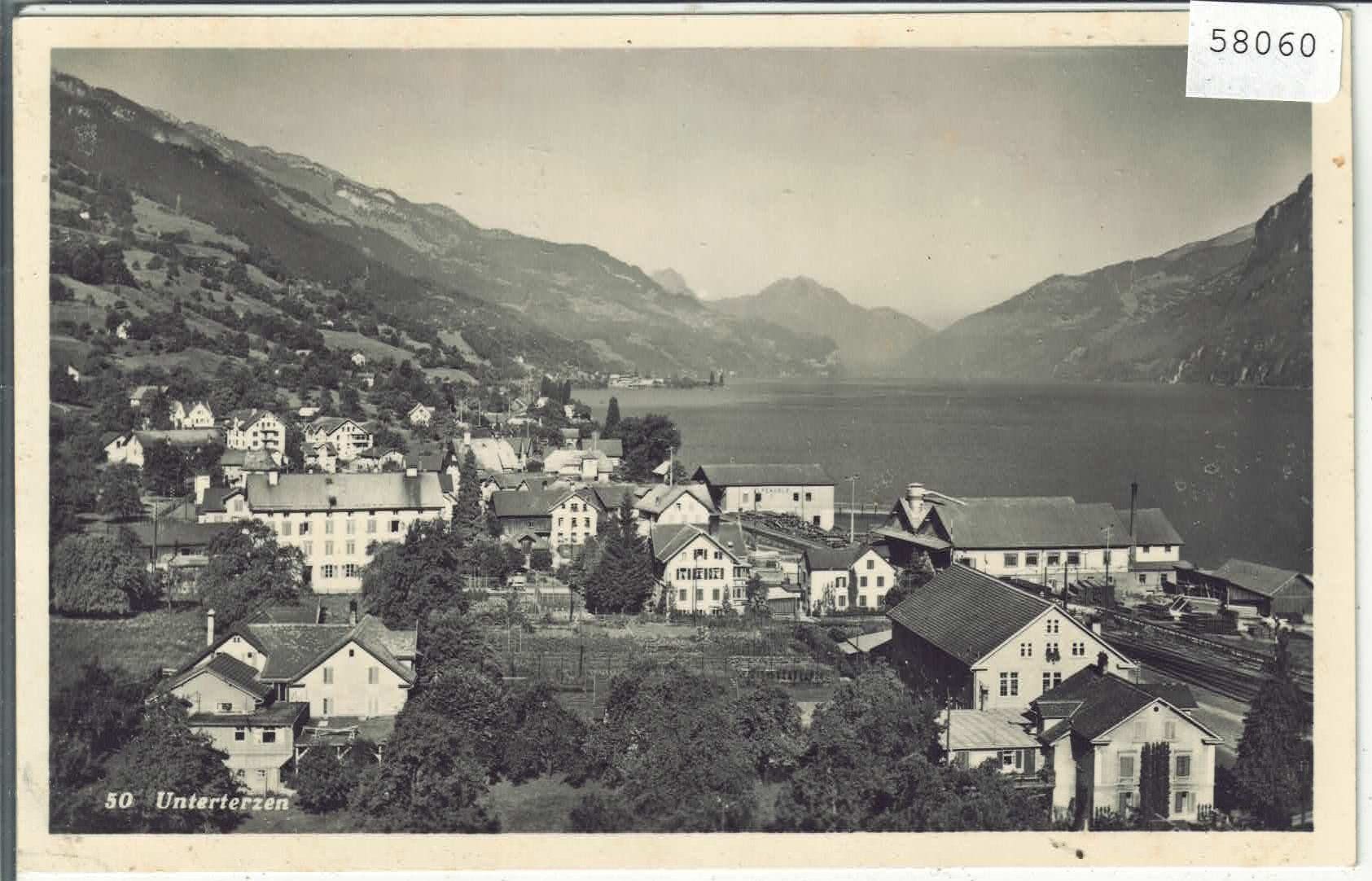 Cartoline postali: Unterterzen - Generalansicht – Usato da Ettingen venduto da Kartenplanet