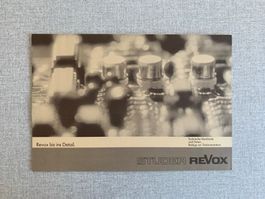 ORIGINAL VINTAGE STUDER REVOX KATALOG 1982