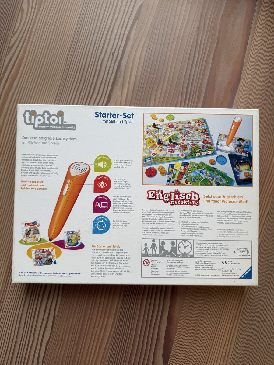 Tiptoi Giochi: Tiptoi Starter-Set "Englisch Detektiv“ – Usato da Brittnau venduto da Malwe 4