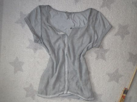 sehr schöne NILE Damen Shirt Bluse Gr S mit SEIDE
