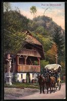 Post im Schwarzwald, Postkutsche an eine