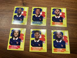 Panini Frankreich 6 Stk neu gem Foto