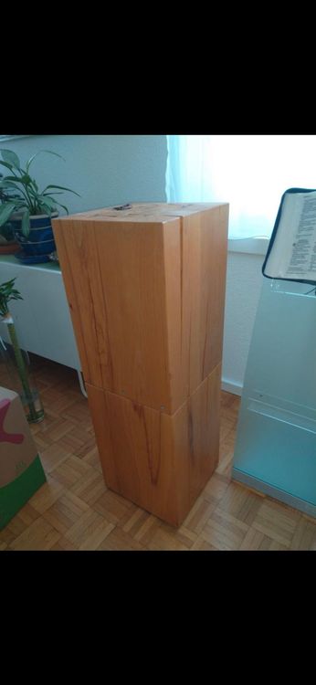 Holzsaule Deko 100 Cm