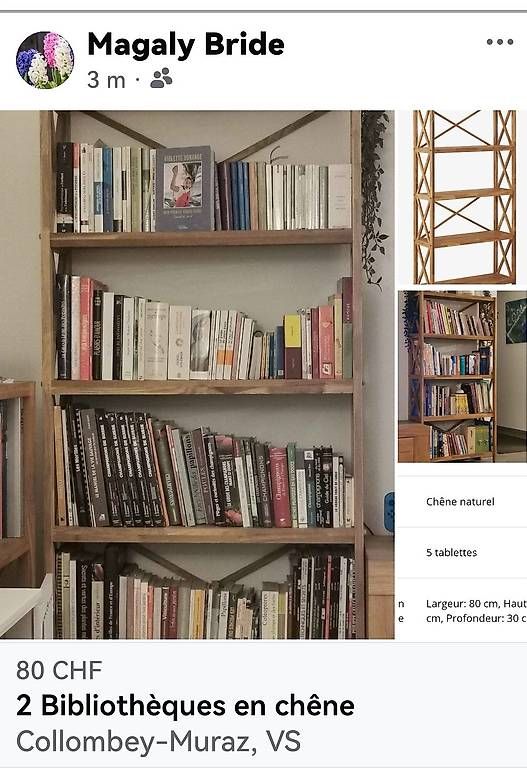 Jysk Scaffali: Bibliothèque Jysk – Usato da Muraz (Collombey) venduto da mag_wzf7