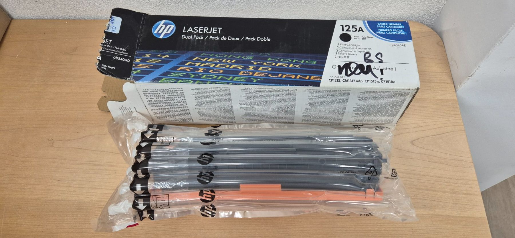 Hewlett Packard Cartucce per stampanti & toner: HP Laserjet 125A CB540AD Black – Nuovo (secondo la descrizione) da Elgg venduto da computerbrocki 1