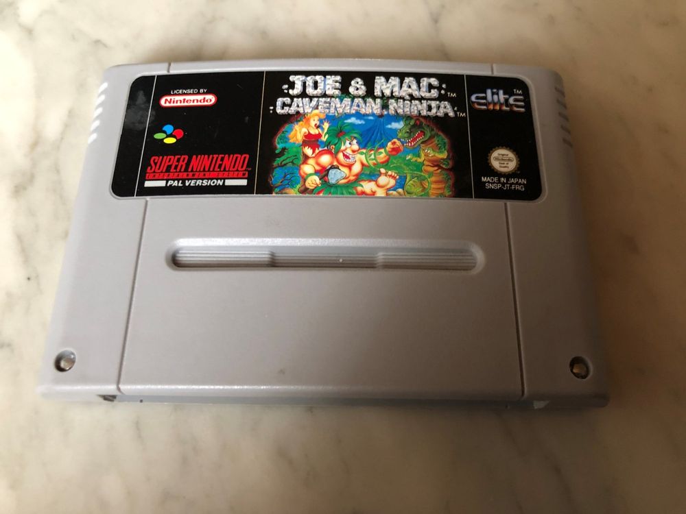 Nintendo Giochi: JOE & MAC CAVEMAN NINJA SPIEL FÜR SUPERNINTENDO – Usato da hägendorf venduto da twilightprincess