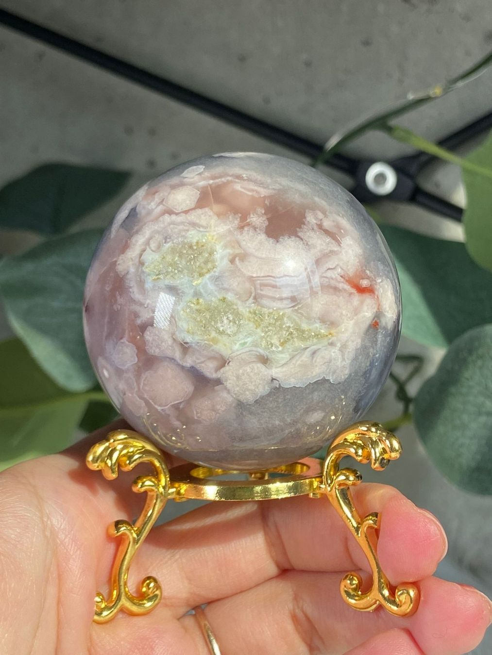 Mineralien & Heilsteine: Drusen-Flower-Achat – Neu (gemäss Beschreibung) aus Neuheim von m.hald 2
