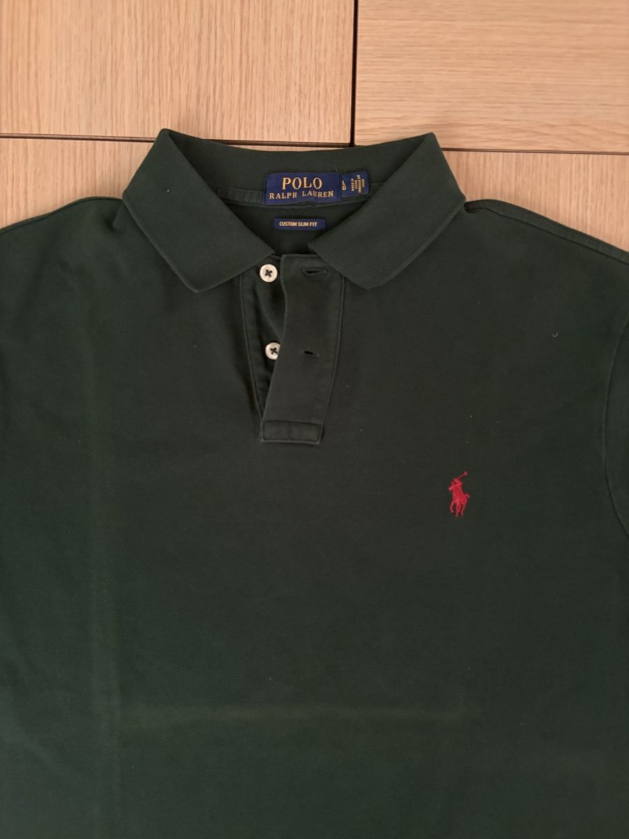 Ralph Lauren Polo-Shirts: Polo Ralph Lauren vert taille L – Defekt aus Genève von jjs_5gm6 1