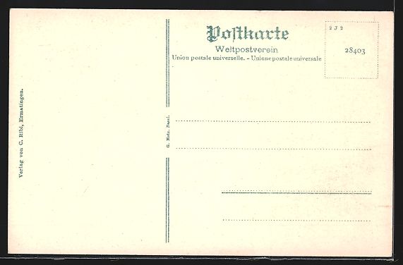Cartoline postali: AK Ermatingen, Ortsansicht, Kirche – Usato da Berlin venduto da bartko-reher 1