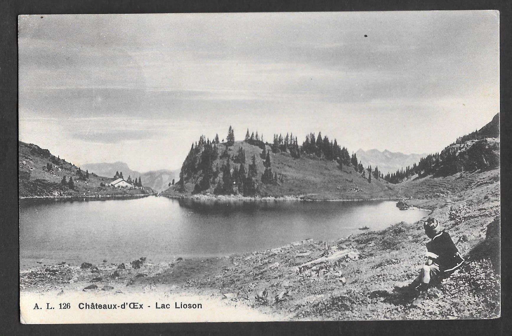 Cartes postales: Château-d'Oex Lac Lioson – D'occasion à Olten par clotaldi