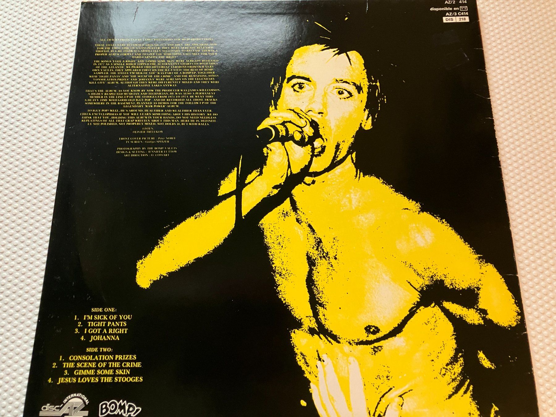 Vinyles: Iggy And The Stogges – D'occasion à Aarwangen par Jukebox3 2