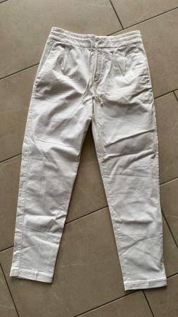 Sommerliche weisse Chino-Hose von Drykorn, Gr.26, ungetragen