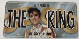 Elvis Presley – The King — Blechschild