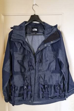 The North Face Multi Pocket Denim Jacket Streetwear M Man
