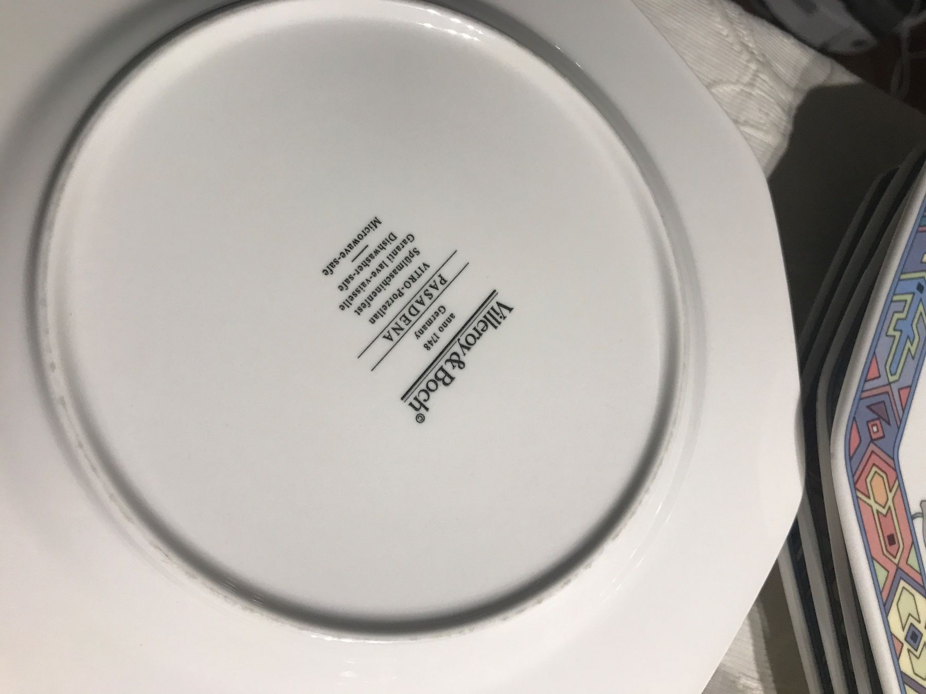 Villeroy & Boch Set di piatti: Villeroy Boch Pasadena Geschirrset 12 Teile – Usato da Wettingen venduto da Andres54 4