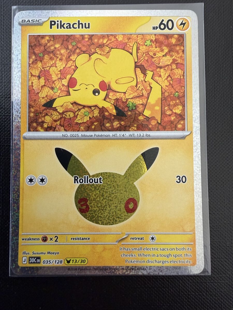 Pokémon Sammelbilder & Trading cards: Pikachu #035 30C EN – Neu (gemäss Beschreibung) aus Savigny von Matgab94