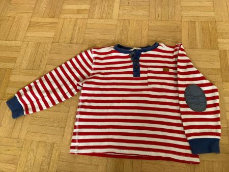 Gestreiftes Langarmshirt von H&M, Gr. 110/116 Top Zustand