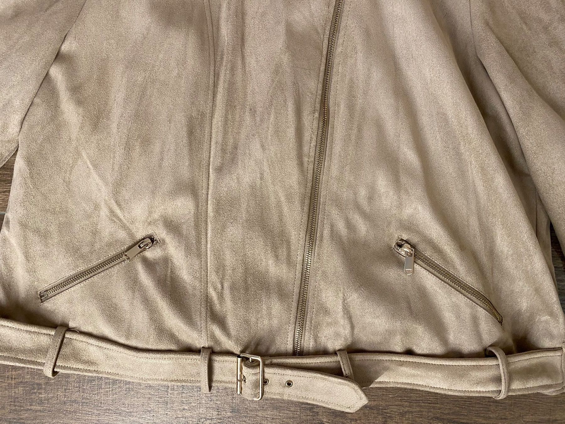 New Look Jacken: New Look Jacke Wildleder-Optik beige Gr. 52 – Gebraucht aus Pratteln von a23_j2gs 7