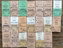20 Top Billette, SBB, Tickets Edmondsche Kartonbillette