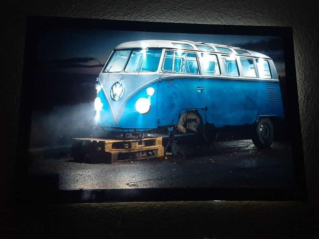 Cornici: LED VW T1 Samba Kunstbild – Nuovo e nell'imballaggio originale da Kilchberg ZH venduto da ruedi34 2