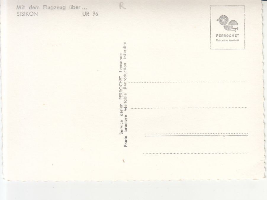 Ansichtskarten: Sisikon Flugaufnahme ca. 1950 – Gebraucht aus Bürglen TG von StampGraf 1