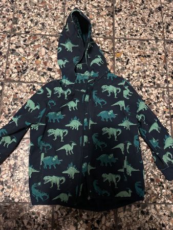 H&M Kinderjacke Dinosaurier blau Grösse 116 gebraucht