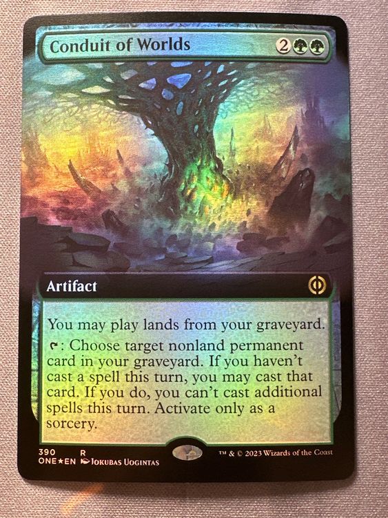 Conduit of Worlds FOIL Variant 390 Phyrexia ONE Kaufen auf Ricardo