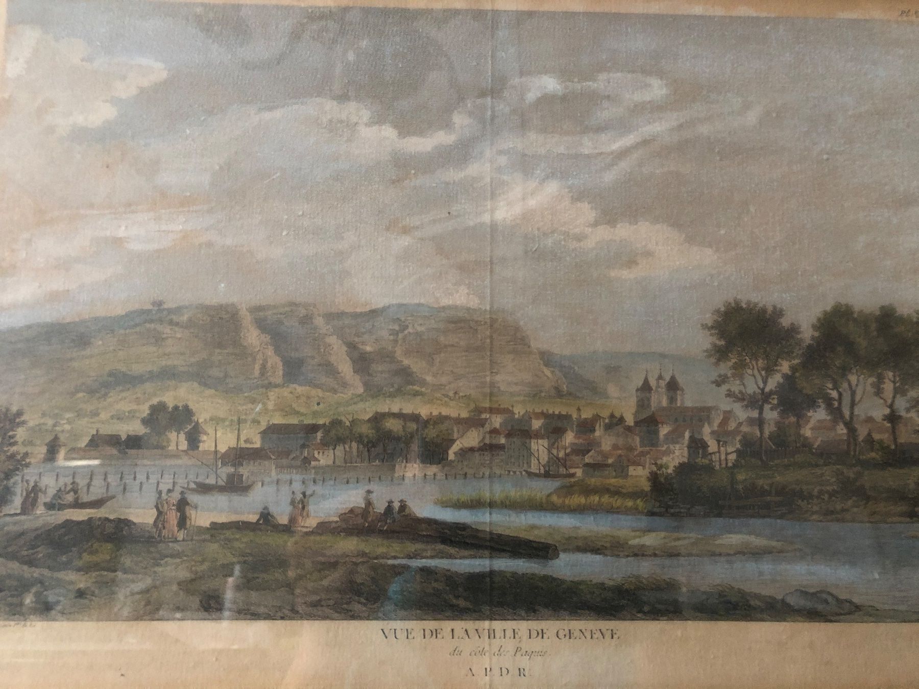 Poster & Bilder: N.PERIGNON. Vue de la ville de GENEVE. – Gebraucht aus Wald ZH von mlnt 3