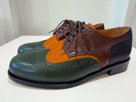 Handmacher Wien Budapester Spectator Schuhe Gr. 6½ / 40