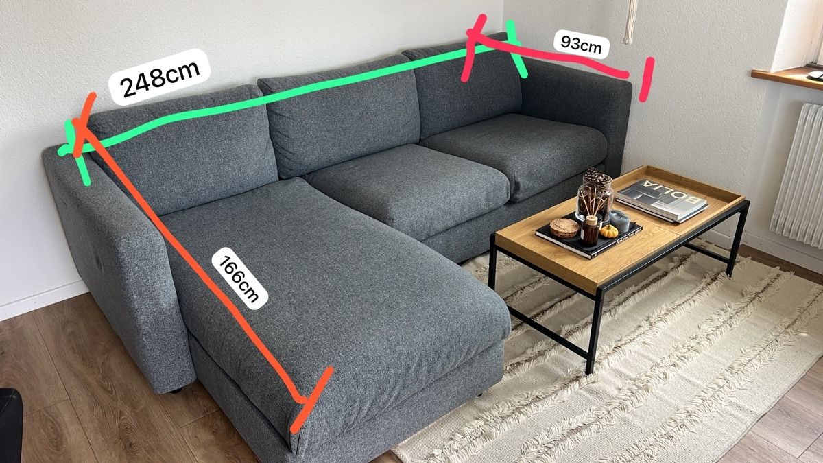 Ikea Sofas: IKEA Ecksofa mit Ottomane und Stauraum – Grau – Gebraucht aus St. Gallen von bor_l2tb 6