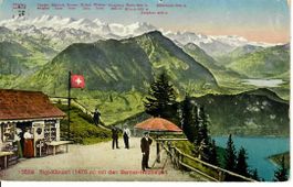 Rigi Känzeli mit Kiosk 1923