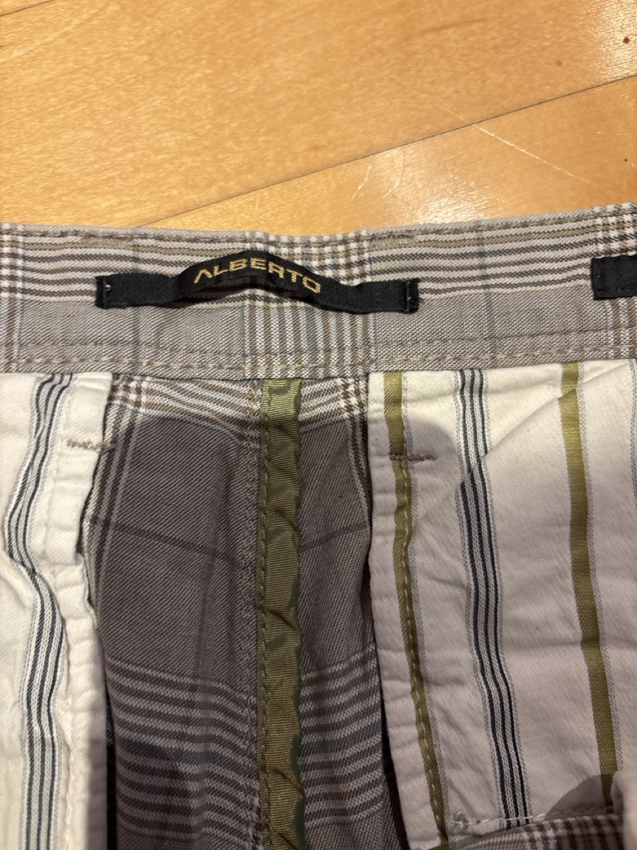 Pantaloni: Alberto Herren Hose, Gr. 34, Karomuster! – Usato da Embrach venduto da Dmoney 1