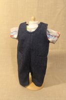 Puppenoverall jeans Shirt Flugzeuge 40-45cm Babyborn