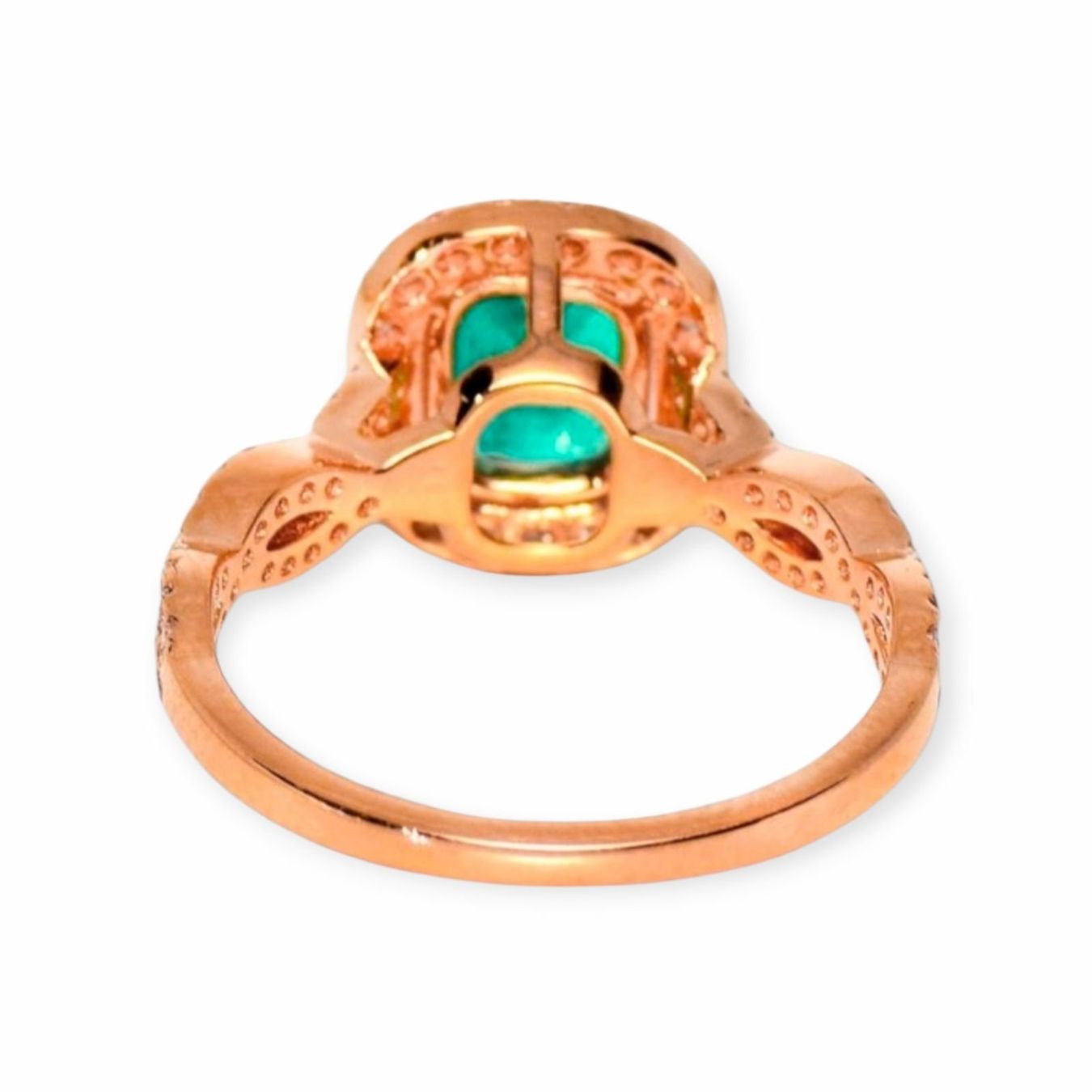 Anelli: Smaragd-Ring 14k Roségold 1,58ct – Nuovo e nell'imballaggio originale da Illnau venduto da Juwelier_Mahler_GmbH 3