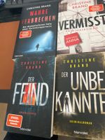 4 Bücher - Vermisst, Feind, Der Unbekannte - Christine Brand