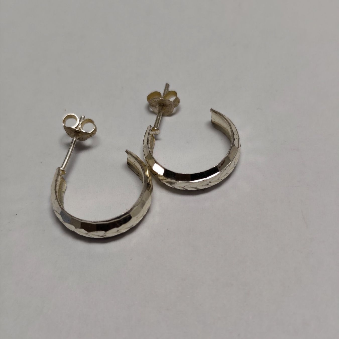 Orecchini pendenti & Orecchini a lobo: Vintage Silver silber Stud Earrings Boucles d'Oreilles #A3 – Usato da Châtelaine venduto da Tropic.Watch2