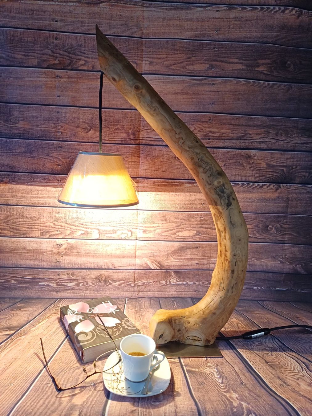 Lampen: Exklusive Wurzel Lampe Stehlampe – Neu (gemäss Beschreibung) aus Domat-ems von Gr8wood 2