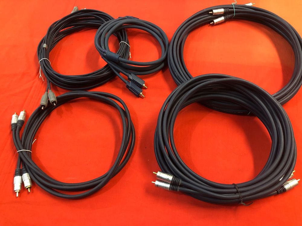 Sortiment lange Cinch-Kabel, z.T. Profigold (Gebraucht) in Neerach für ...
