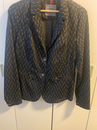 Street One Blazer, Grau/Schwarz Muster, Gr. 40, Top Zustand