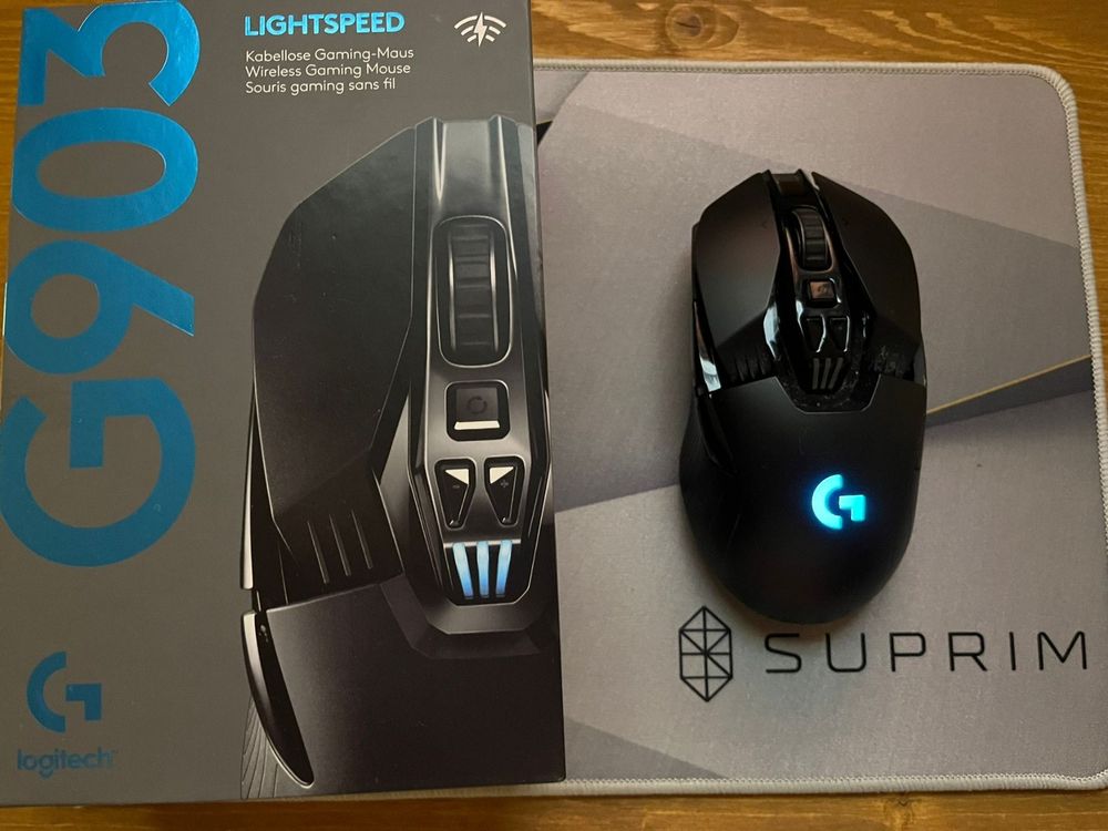 Logitech G903 LIGHTSPEED Gaming-Maus - Kabellos Mit HERO 25K Sensor & 140h Akku
