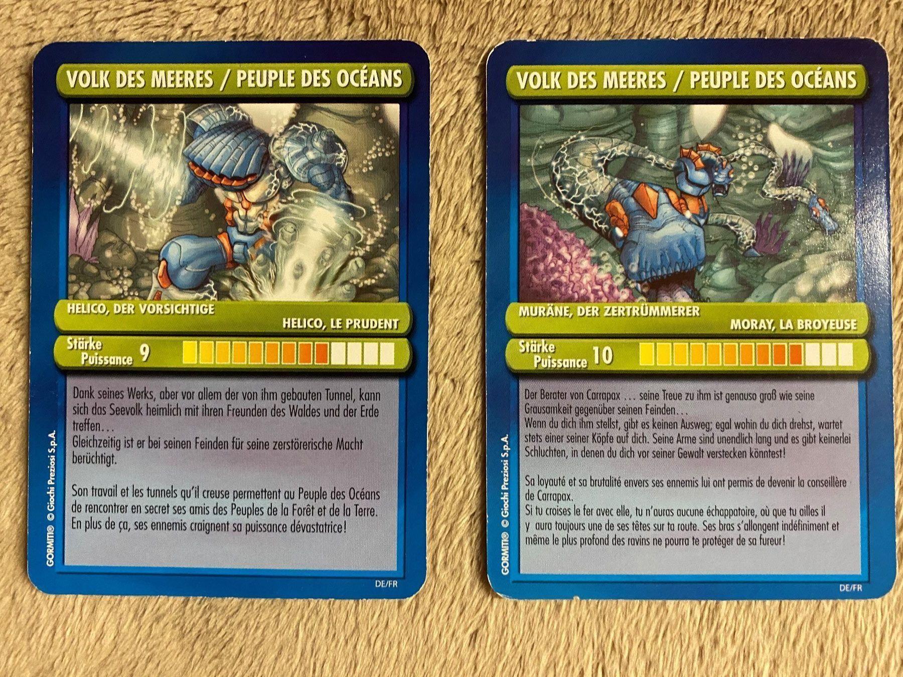 Giochi: Gormiti Karten Volk des Meeres – Usato da Kastanienbaum venduto da Muenchnerkindl1